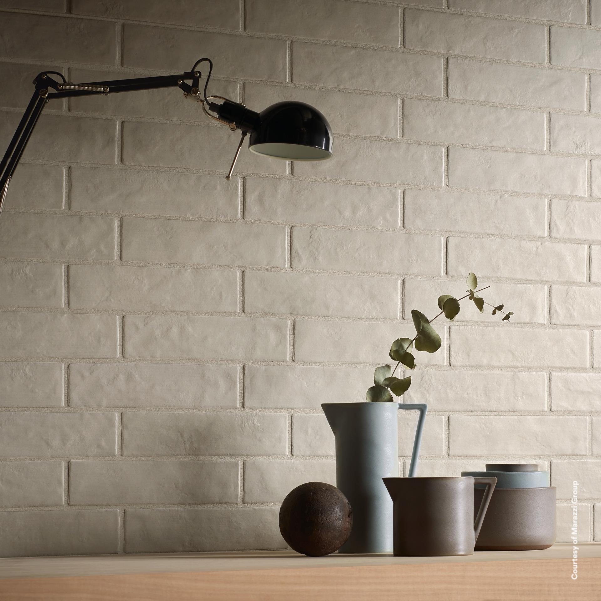 Brick wall tile